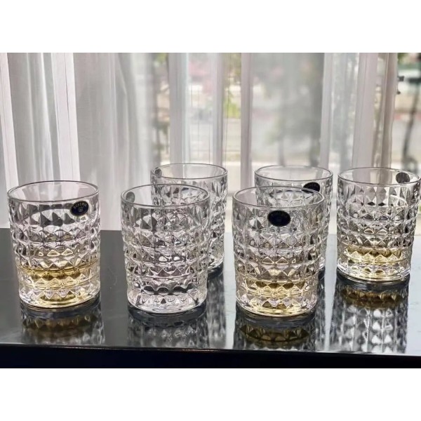 Фото - Набір склянок для віскі Bohemia Diamond 230 мл 6 шт. (024-139)